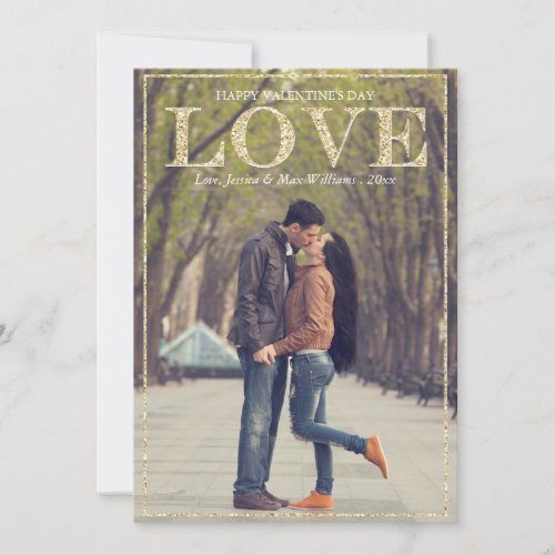 Glitter Love Valentine's Day Cards