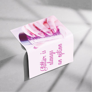 Glitter makes you shine, nail salon decor wallart