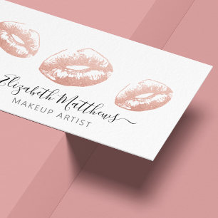 Glitter Makeup Artist Business Card