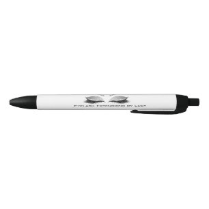 Glitter Makeup Eyes Glitter Lashes Gray White Logo Pen