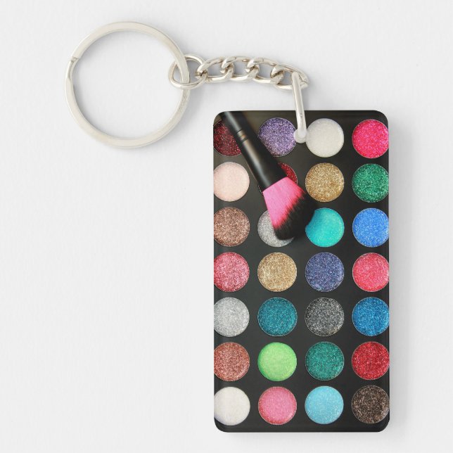 Glitter Makeup Keychain (Front)