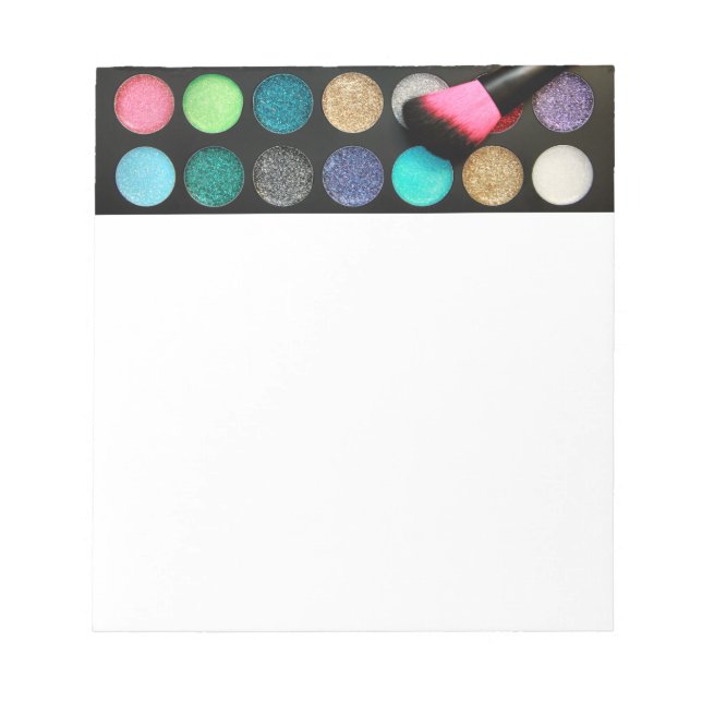 Glitter Makeup Notepad (Front)
