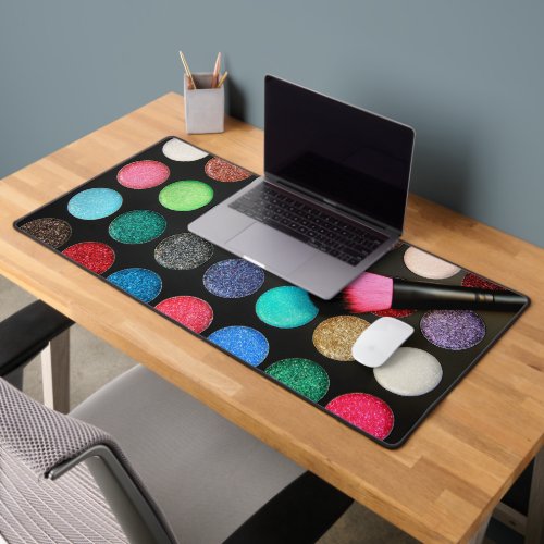 Glitter Makeup Palette Desk Mat
