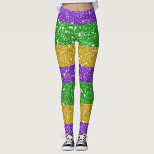 Mardi gras sequin leggings hotsell