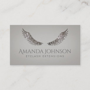 Glitter Mascara Eyelash Extensions Luxurious Card