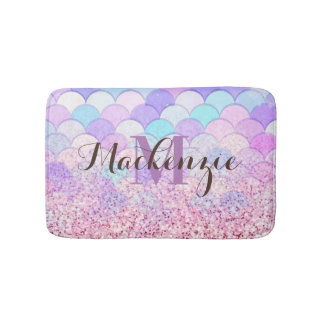 Glitter Mermaid Bath Mat