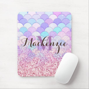 Glitter Mermaid Mouse Pad