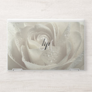 Glitter monogram modern luxury chic HP laptop skin