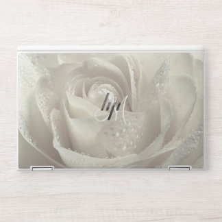 Glitter monogram modern luxury chic HP laptop skin