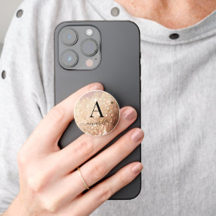 Glitter Monogram PopSocket