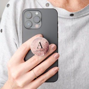 Glitter Monogram PopSocket