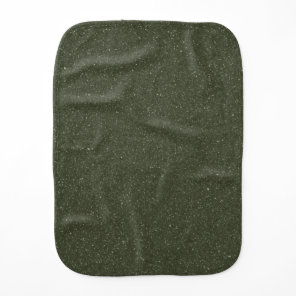 Glitter Moss Green Baby Burp Cloth – Customizable