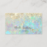 glitter opal background  business card<br><div class="desc">modern business card</div>
