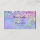 glitter opal business card
