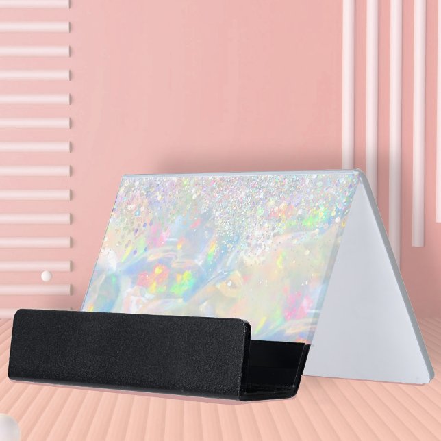 glitter opal business card holder (Creator Uploaded)