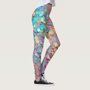 Glitter Opal Holographic Modern Collection Leggings