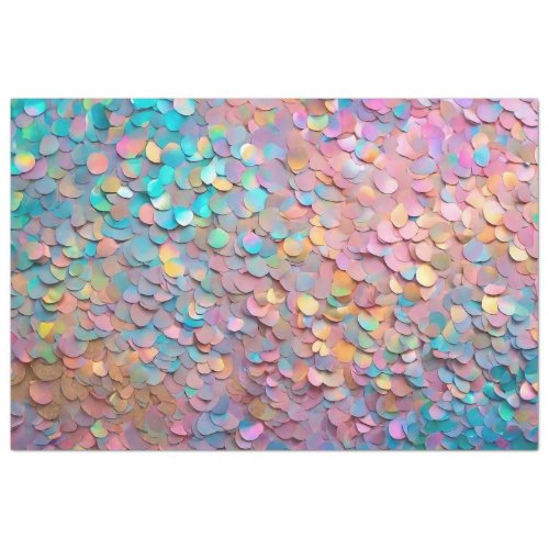 Glitter Opal Holographic Modern Collection Tissue Paper