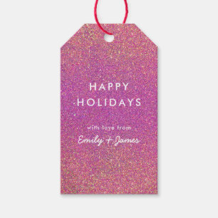 Glitter Party Gift Tags