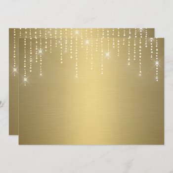 Glitter Pattern Blank Invitation by aquachild at Zazzle