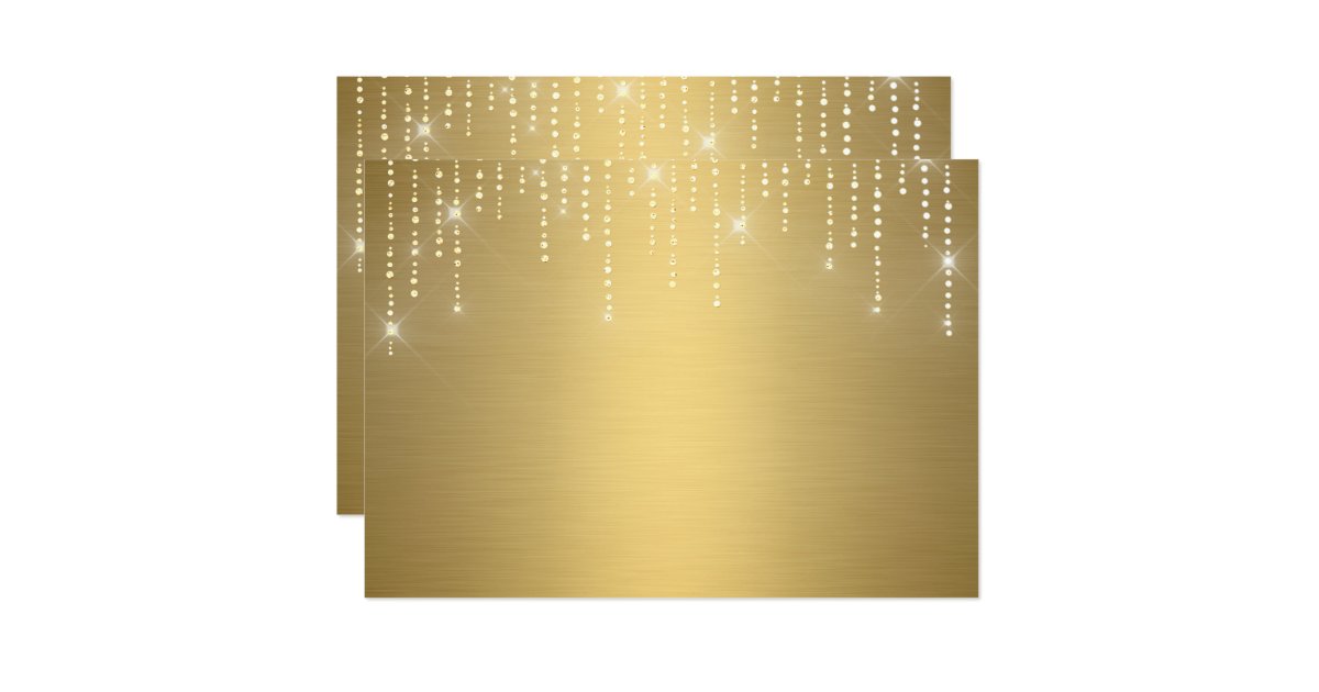 Glitter pattern blank Invitation