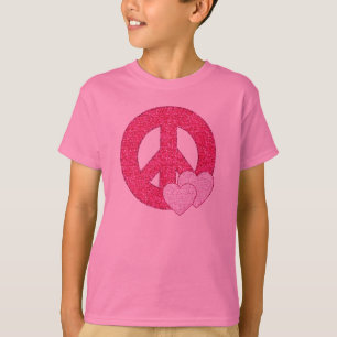 Glitter Peace Sign T-Shirt