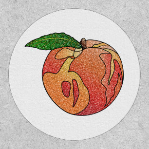 Glitter Peach Patch
