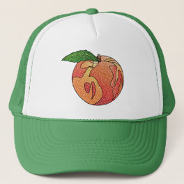 Glitter Peach Trucker Hat
