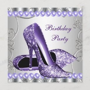 PNG Purple Glitter High Heels, Stiletto Clipart, Png, Beauty Glamour  Birthday Card Element Womens Shoes, Girley Commercial Use