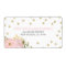 Glitter Peony Wedding Labels