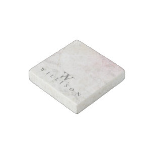 Glitter Personalized Marble Stone Magnet