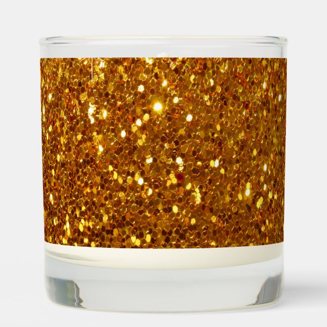 Glitter Pillar Candle (Front)