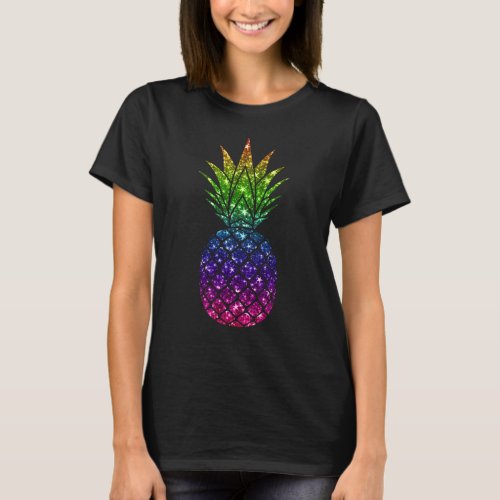 Glitter Pineapple T_Shirt