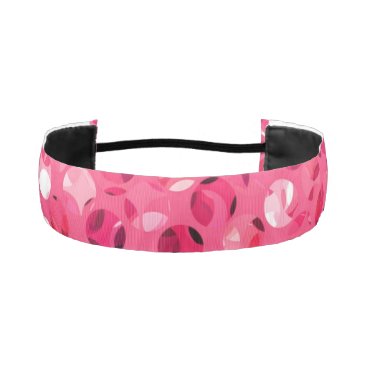 Glitter Pink Circles Athletic Headband