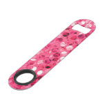 Glitter Pink Circles Bar Key Glitter Pink Circles Bar Key
