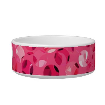 Glitter Pink Circles Bowl