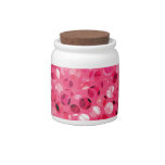 Glitter Pink Circles Candy Jar Glitter Pink Circles Candy Jar