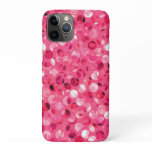 Glitter Pink Circles iPhone 11 Pro Case Glitter Pink Circles iPhone 11 Pro Case