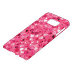 Glitter Pink Circles Samsung Galaxy S7 Case Glitter Pink Circles Samsung Galaxy S7 Case