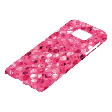 Glitter Pink Circles Samsung Galaxy S7 Case