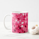 Glitter Pink Circles Coffee Mug Glitter Pink Circles Coffee Mug
