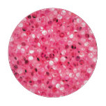 Glitter Pink Circles Cutting Board Glitter Pink Circles Cutting Board