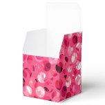 Glitter Pink Circles Favor Box Glitter Pink Circles Favor Box