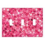 Glitter Pink Circles Light Switch Cover Glitter Pink Circles Light Switch Cover