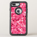 Glitter Pink Circles OtterBox Defender iPhone 8 Plus/7 Plus Case Glitter Pink Circles OtterBox Defender iPhone 8 Plus/7 Plus Case