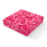 Glitter Pink Circles Paperweight Glitter Pink Circles Paperweight