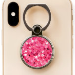 Glitter Pink Circles Phone Ring Stand Glitter Pink Circles Phone Ring Stand