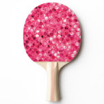 Glitter Pink Circles Ping Pong Paddle Glitter Pink Circles Ping Pong Paddle