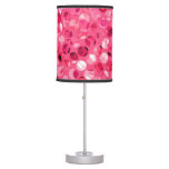 Glitter Pink Circles Table Lamp Glitter Pink Circles Table Lamp
