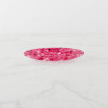 Glitter Pink Circles Trinket Tray