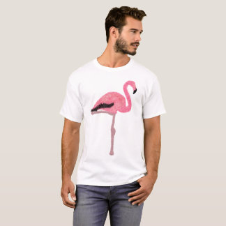 Glitter pink flamingo T-Shirt